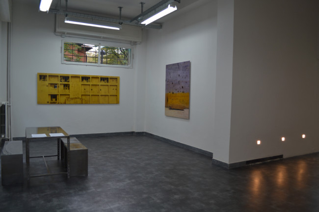 Veduta del nuovo spazio (galleria +) Oltredimore, Bologna