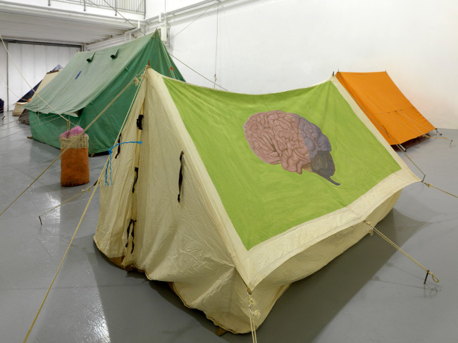 Brian Griffiths, The kidd 2013, Exhibitions view at dispari&dispari projec, photo by Dario Lasagni