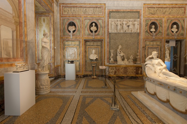 Giacometti. La Scultura, Galleria Borghese, Roma - veduta della Sala Paolina