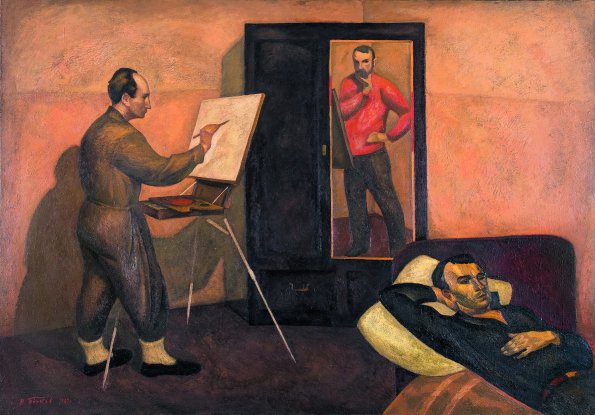 Viktor Popkov, Tre artisti, 1962-63