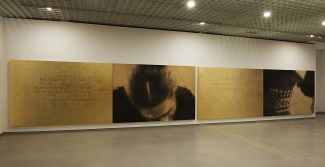 L’opera al nero. Omar Galliani, veduta della mostra, GAM Underground Project, GAM - Galleria Civica d’Arte Moderna e Contemporanea, Torino Photo Robino
