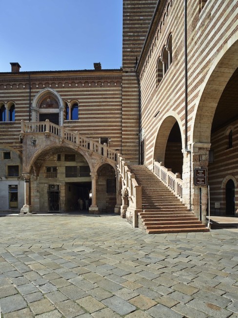 Scala della Ragione, Palazzo della Ragione, Verona. Foto:Lorenzo Ceretta