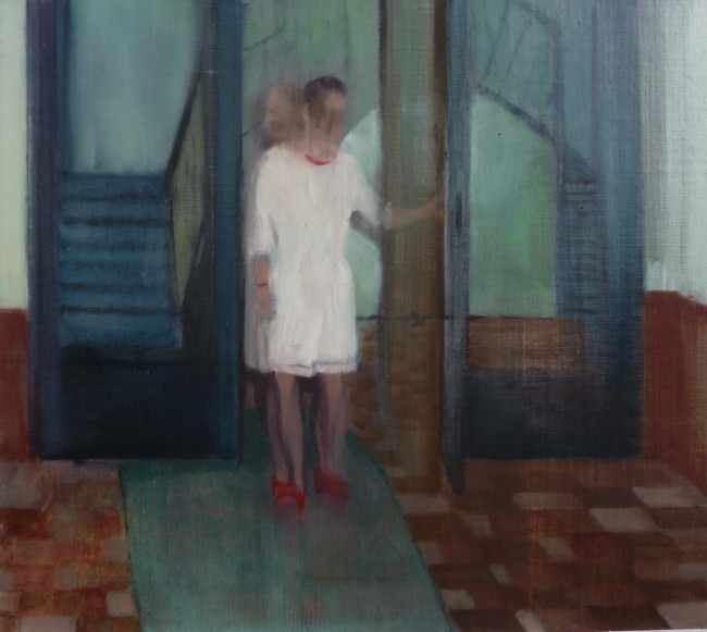 in and out, 2012, oil on canvas, 30x33.5 cm Courtesy of the artist