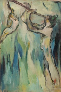 Hans Richter, Flötisten, 1911–15, olio su tela, 99.1x67.3 cm, Collezione privata © 2013 Hans Richter Estate Foto © 2013 Museum Associates/LACMA