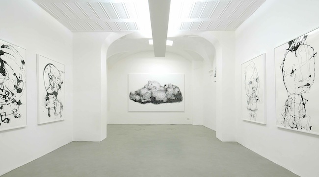 DANILO BUCCHI, MONOCHROME, INSTALLATION VIEW, courtesy galleria poggiali e forconi
