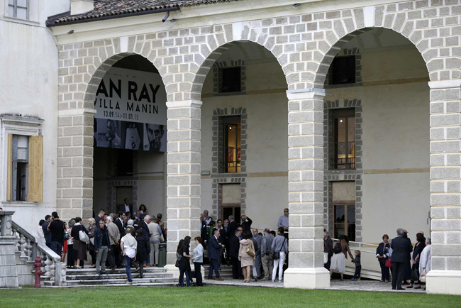 Inaugurazione della mostra MAN RAY a Villa Manin. Foto Elia Falaschi/Focus Agency