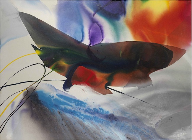 Paul Jenkins, Phenomena North Harbor Omen, 1969, Acrylic on canvas, 120.5 x 169 cm