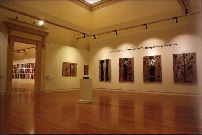 Allestimento della mostra di Roberto Floreani a Palazzo della Gran Guardia di Verona 2
