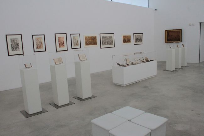 Veduta allestimento mostra Salvator Rosa, febbraio 2015, m.a.x.museo Chiasso