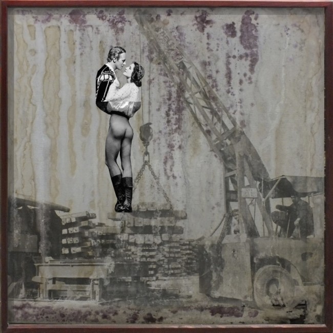Eugenio Tibaldi, Landscape of identity 01, 2015, collage digitale su tela stampata, 83x83cm Courtesy Studio la Città, Verona