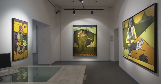 Valerio Adami. Ars combinatoria, veduta della mostra, Galleria Forni, Bologna