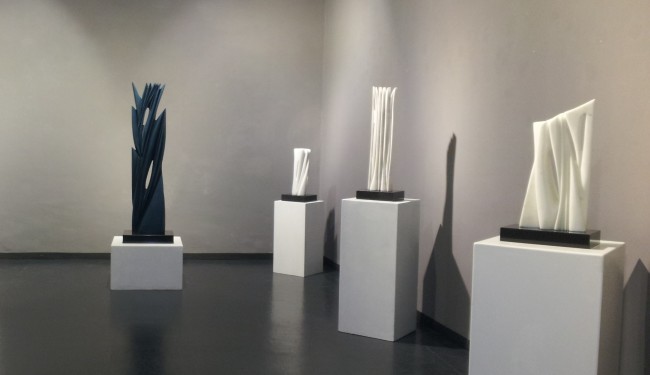 Pablo Atchugarry. Il divenire della forma, veduta della mostra, Costantini Art Gallery, Milano