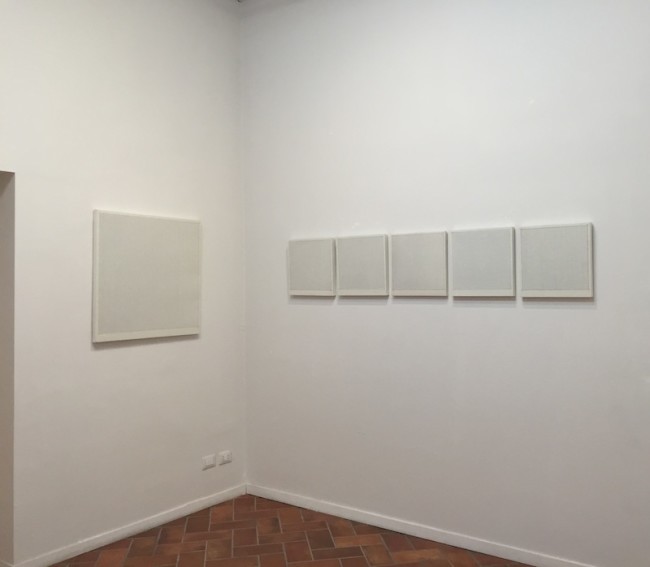 Gianfranco Zappettini. Opere Anni ’70, veduta della mostra, E3 arte contemporanea, Brescia