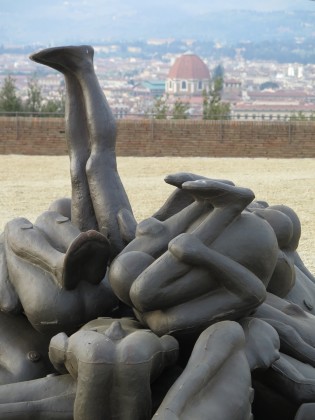 Antony Gormley HUMAN Forte di Belvedere, Florence, Italy  Photograph by Antony Gormley  Courtesy Galleria Continua and White Cube © the Artist
