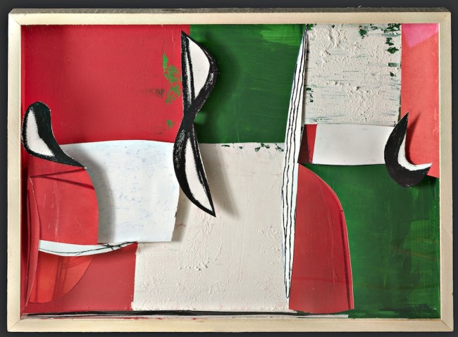 Tommaso Cascella, Aspettando il vento, 2013, tecnica mista su tavola, 60x80 cm