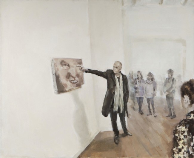 Egle Karpaviciute, The story for the Painting I, oil on canvas, 90x110 cm