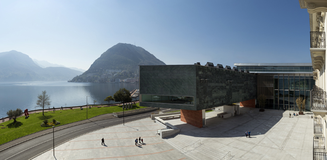 LAC Lugano Arte Cultura L’edificio visto dall’esterno © LAC 2015 – Foto Studio Pagi