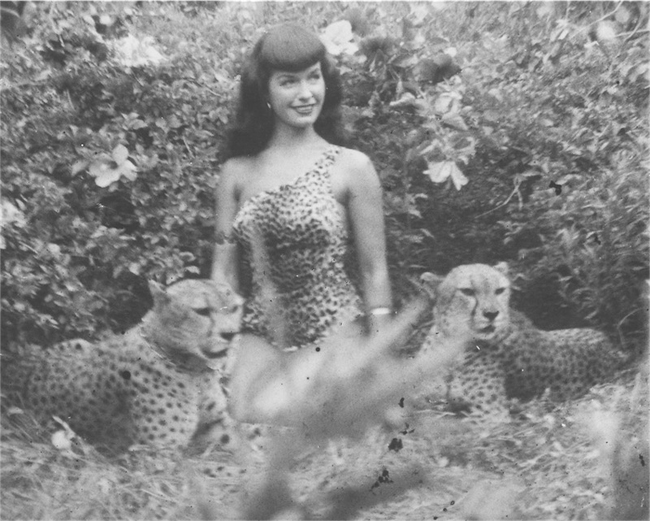 ©Bunny Yeager, 1954 Bettie Page, Courtesy of Michael Fornitz Collection