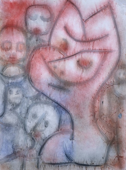 Paul Klee, Gebaerde eines Antlitzes (Espressioni di un volto), 1939, Museo del territorio biellese