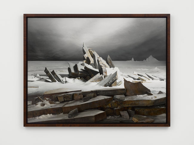James Casebere, Sea of Ice, 2014 - courtesy Lisson Gallery - photo Daniele Venturelli