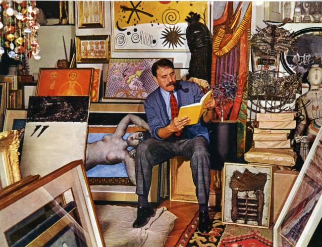 Carlo Cardazzo alla Galleria del Naviglio, 1962
