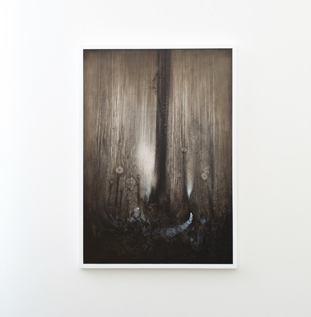 Thomas Scalco, Monochrono, Tecnica mista su tela, 100x70 cm, 2015