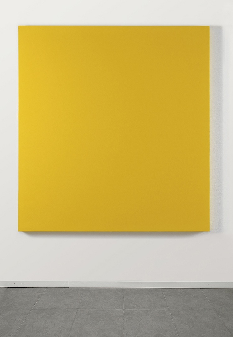 Sonia Costantini, Giallo cadmio chiaro, 2011, acrilico e olio su tela, 155x145 cm