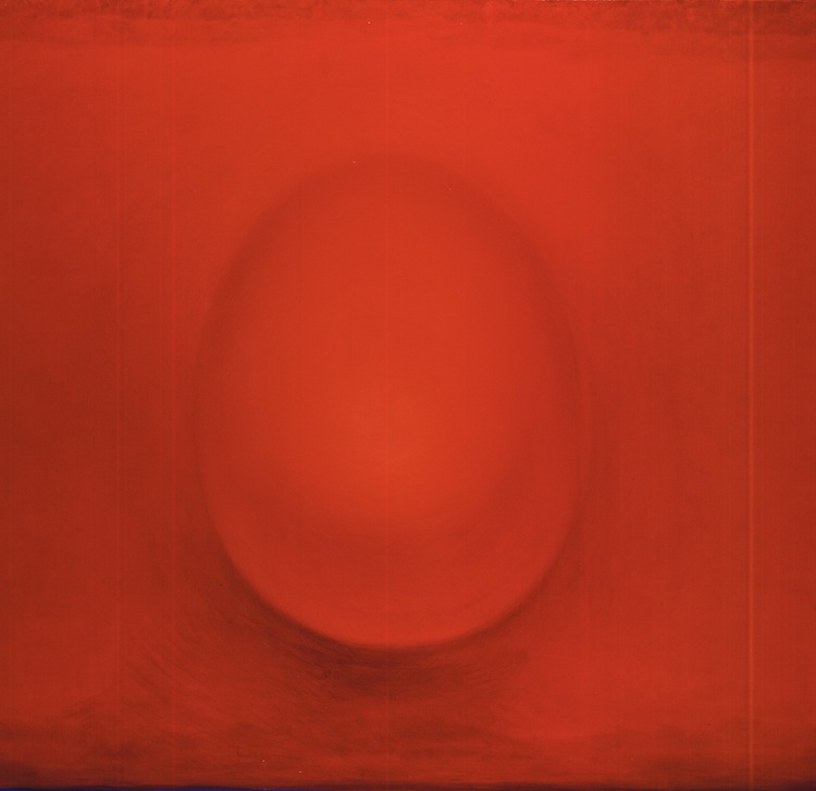 Fulvia Levi Bianchi, Grande mistero rosso, 2003, olio su tela, 200x190 cm