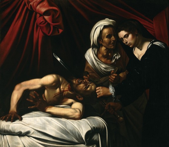 Louis Finson, Giuditta che decapita Oloferne, 1607 circa, olio su tela, 140x161 cm, Collezione Intesa Sanpaolo, Gallerie d’Italia, Palazzo Zevallos Stigliano, Napoli