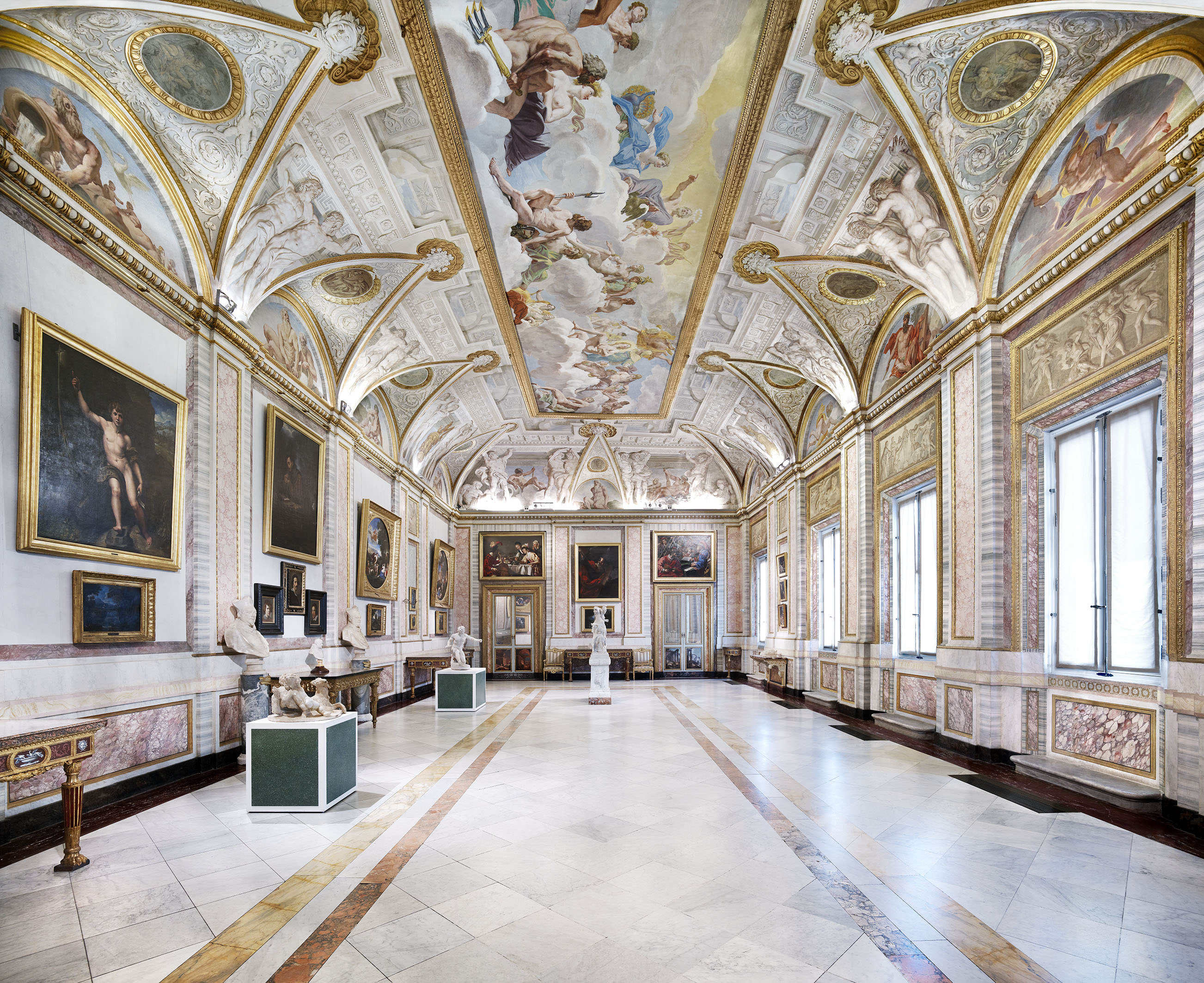 Galleria del Lanfranco, Galleria Borghese. Foto: © Candida Höfer