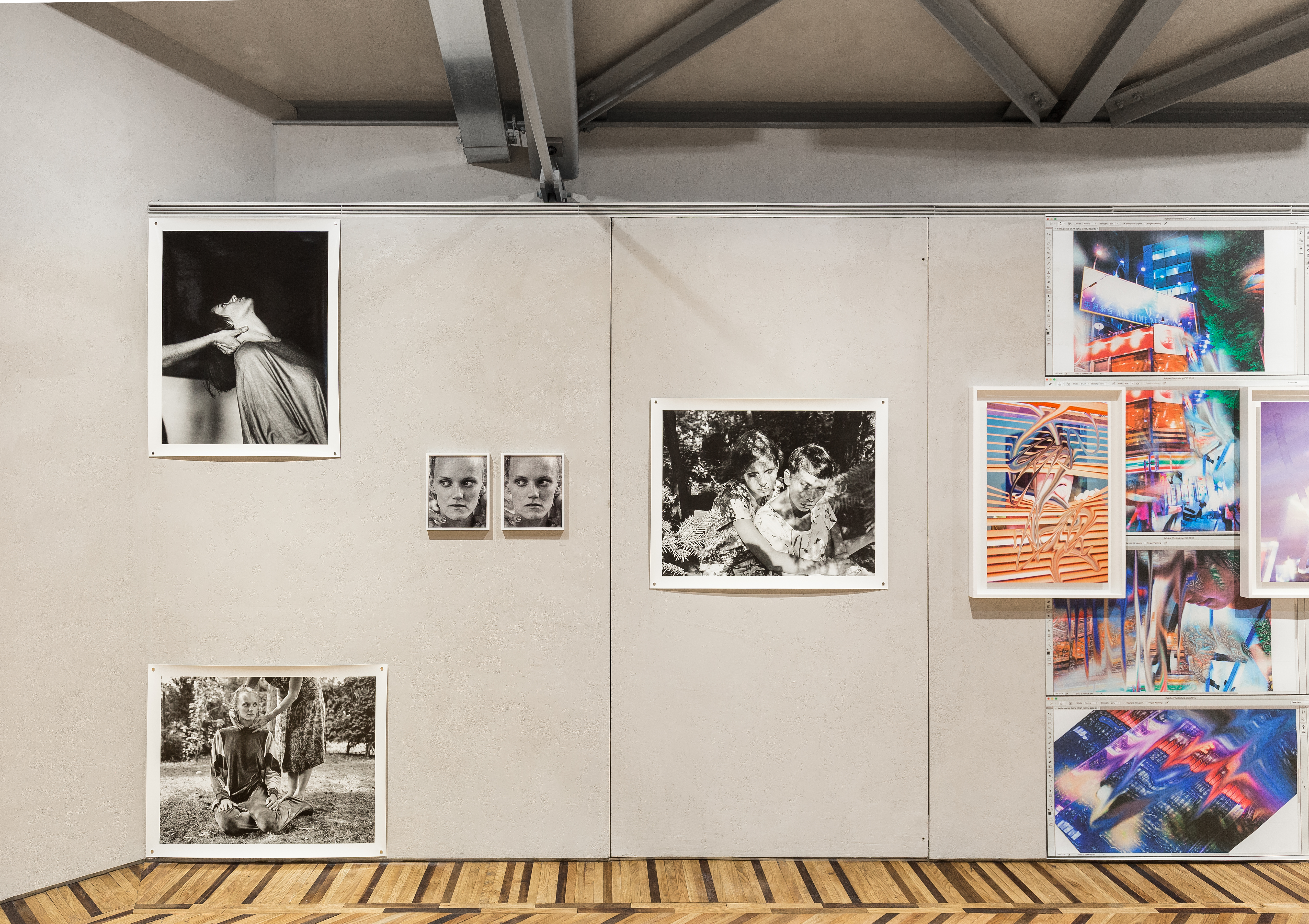From left to right: Joanna Piotrowska Kenta Cobayashi View of the exhibition “Give Me Yesterday” Photo Delfino Sisto Legnani and Marco Cappelletti Courtesy Fondazione Prada 