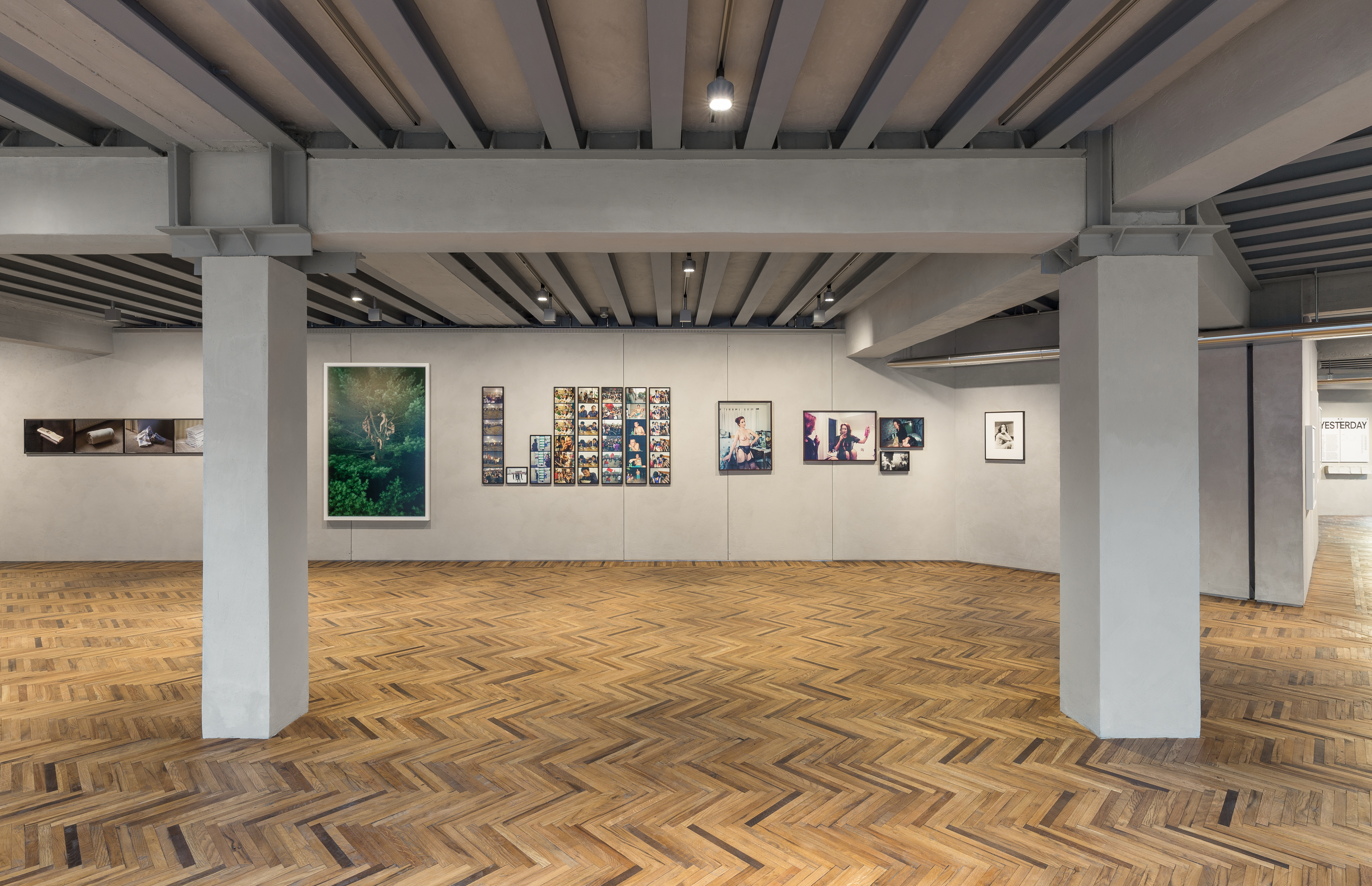 From left to right: Maurice van Es Ryan McGinley Wen Ling Leigh Ledare. Photo Delfino Sisto Legnani and Marco Cappelletti. Courtesy Fondazione Prada