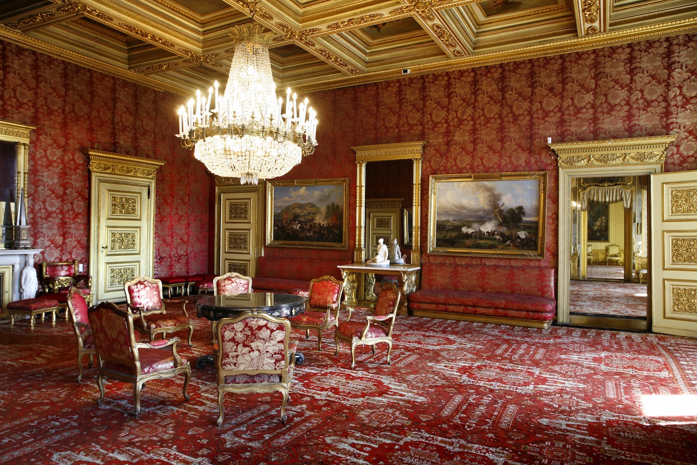 Palazzo Reale Torino, secondo piano, sala rossa