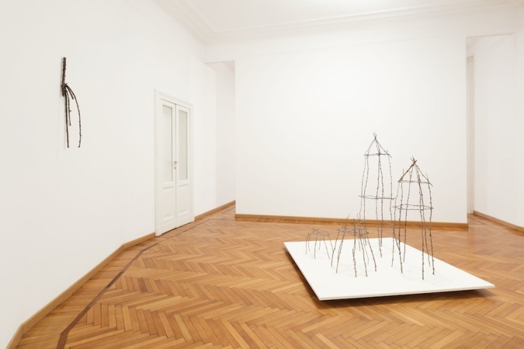 Claudia Losi. Asking Shelter, veduta della mostra, Galleria Monica De Cardenas, Milano