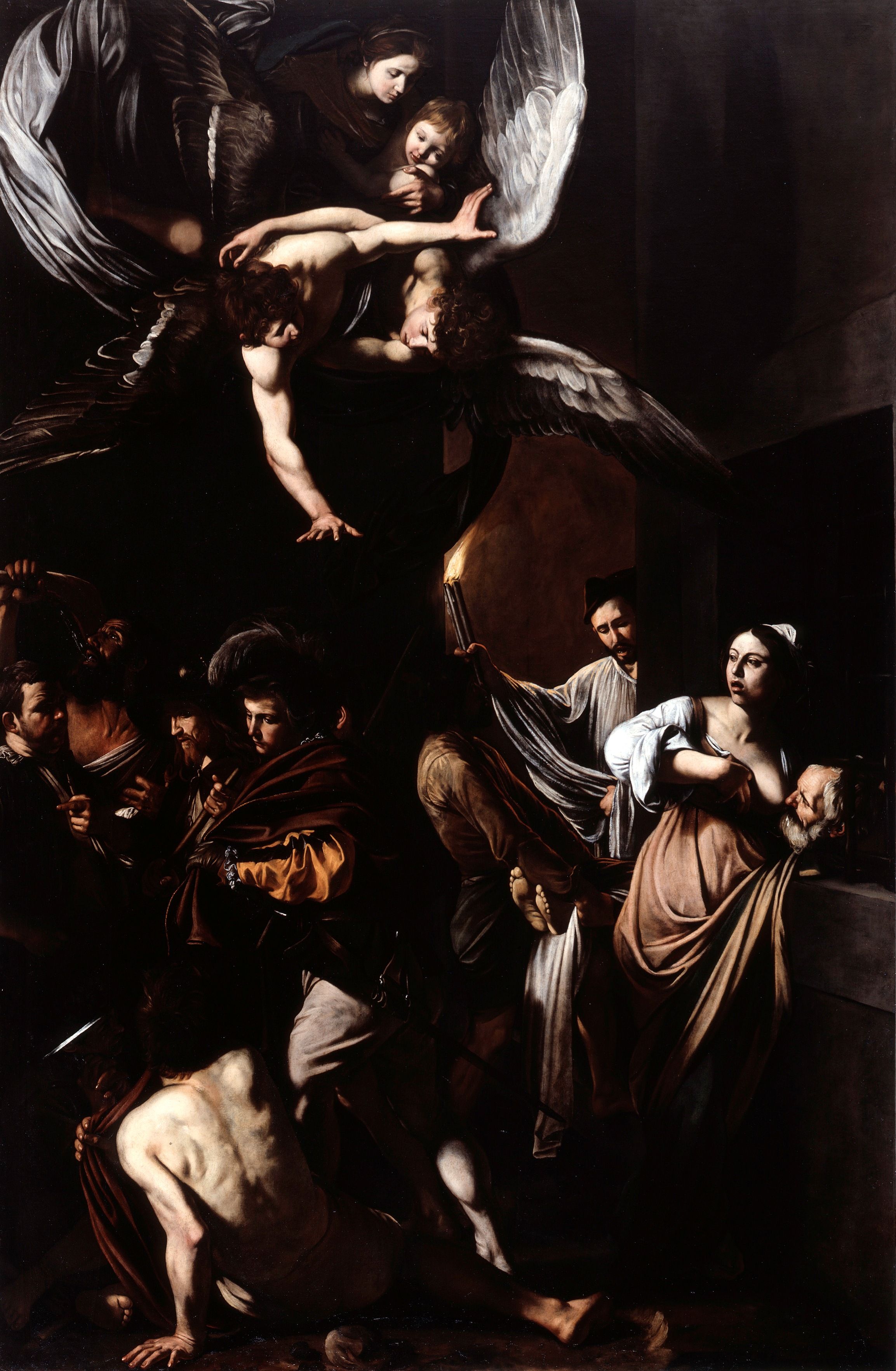 Caravaggio, Le sette opere della Misericordia, Napoli, Pio Monte della Misericordia, 1607, Archivio Pio Monte della Misericordia. Foto: Luciano Pedicini
