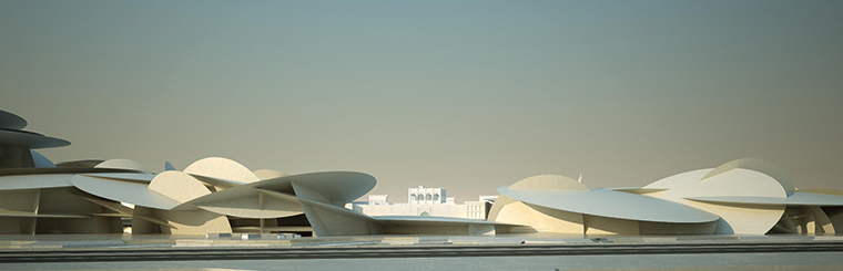 National Museum of Qatar, Doha, render © Ateliers JeanNouvel