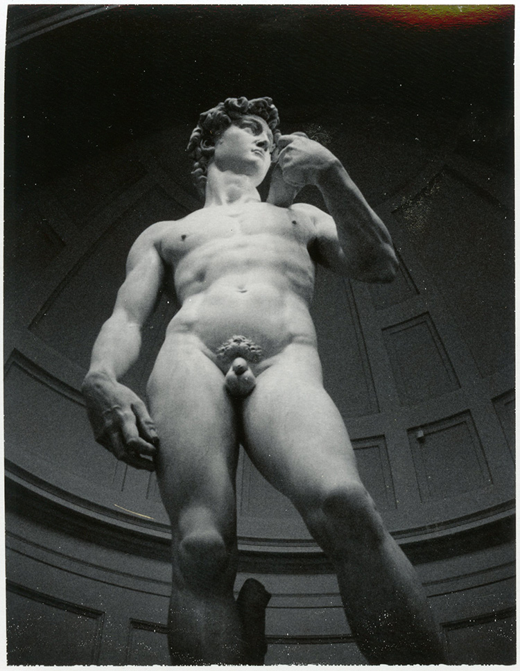 Patti Smith, Michelangelo, David, Florence, 2007, Stampa su gelatina al bronuro d'argento, 35.56 X 27.94 cm