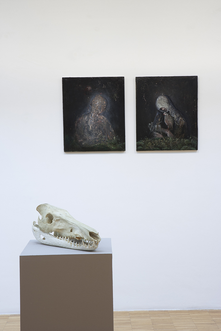 Agostino Arrivabene, L'ospite parassita, veduta della mostra, MAC, Lissone. Foto: Andrea Parisi