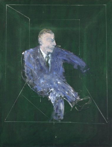 Francis Bacon, Studio per ritratto IX, 1957 , olio su tela, 152.5x118 cm, Collezione Fondazione Francesco Federico Cerruti per l'Arte, Deposito a lungo termine Castello di Rivoli Museo d'Arte Contemporanea, Rivoli-Torino