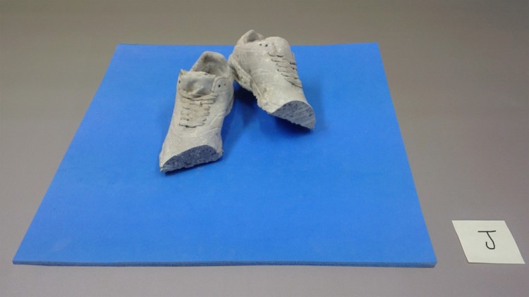 Rowena Harris, At the Edge of the Frame, 2017, Cut and polished Concrete, dimensions variable
