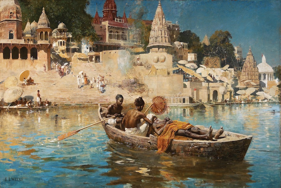 Edwin Lord Weeks, The Last Voyage - Souvenir of the Ganges, 1885 circa, olio su tela, Art Gallery of Hamilton. The Joey and Toby, Tanenbaum Collection, 2002 © Art Gallery of Hamilton