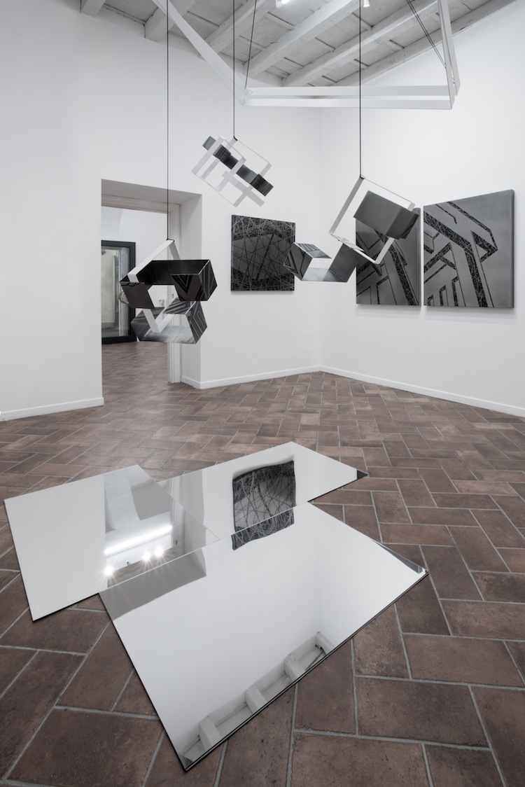 Nadia Galbiati. Luoghi, veduta della mostra, E3 arte contemporanea, Brescia