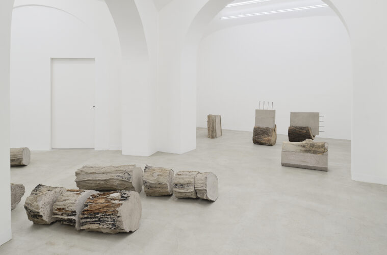 Installation view Stefano Canto - Carie, 2021. Courtesy of the artist and Matèria, Roma. Photo Roberto Apa