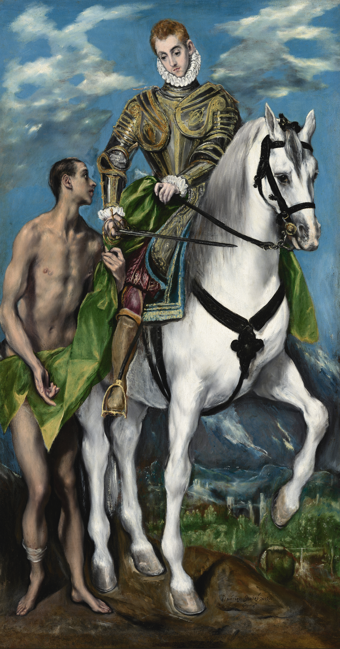 El Greco, San Martino e il mendicante, Olio su tela, 137 x 172 cm, National Gallery of Art Washington ©Courtesy National Gallery of Art, Washington